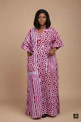 Patterned Batik Bubu|Kaftan|Gown