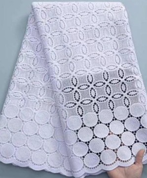 Tissu en dentelle Cord de 5 yards