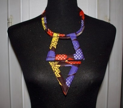 Wax necklace "Aminata Fall"