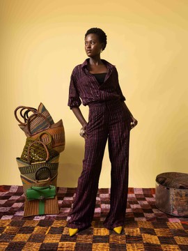 Ensemble Yemi (en tissu souple mauritanien)
