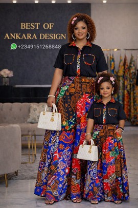 Ensemble de jupes assorties mère et fille en Ankara