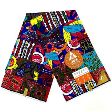 Wax Africain Ankara 100% coton 6 mètres