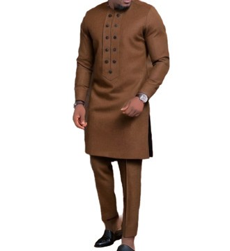 Men african suit kaftan African outfit, two piece men's suit jacket