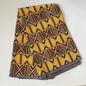 African Print Ankara Kente Multicolor Cotton Fabric - By the Yard