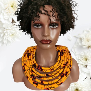 african necklace, wax necklace, ethnic necklace, masai necklace, african jewel, tribal necklace