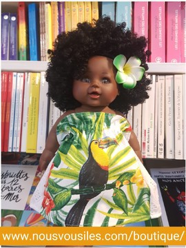 Poupée Lucy Colibri Dolls - Guyane &amp; Toucan