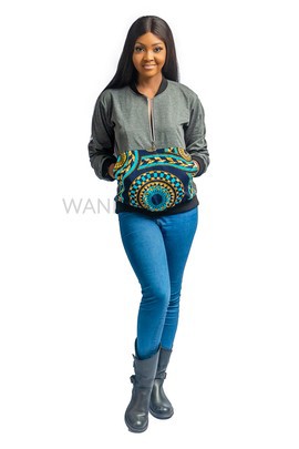 Ankara Mix Sweatshirt, Sweat imprimé africain, vêtements africains