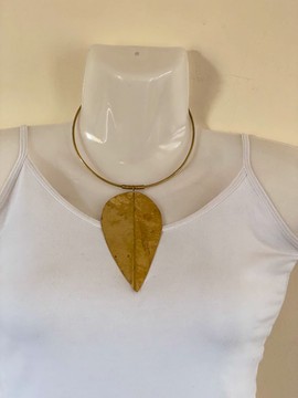 Brass necklaces, brass, statement necklace