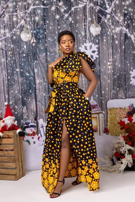 Robe longue Adéola