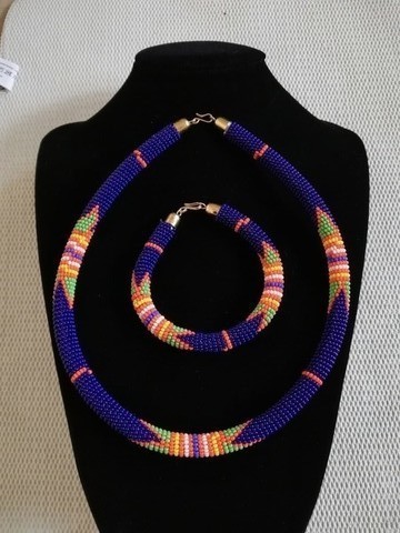 African Masai beaded necklace, Tribal beaded necklace, Christmas gift for her