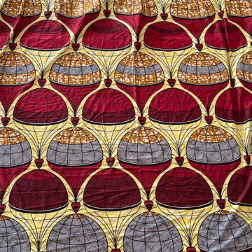 African Print Ankara Multicolor Stretchy Fabric - By the Yard