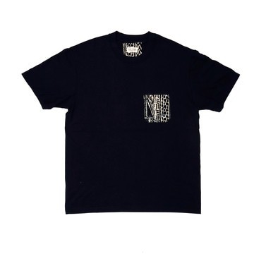 TEE SHIRT UNISEXE NAVY - POCHE WAX "NDOP ROOTS"