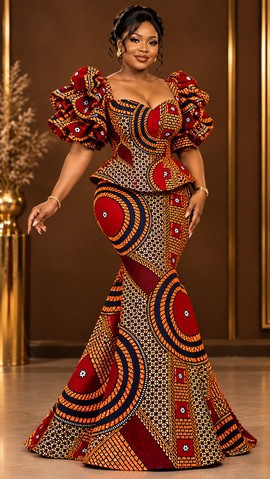 Robe sirène en Ankara pour femme, élégante, pour invitée de mariage et grandes occasions