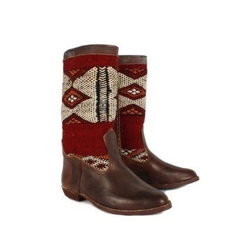 Grande Vente! Bottes en cuir véritable artisanale fait main par des artisans du Maroc