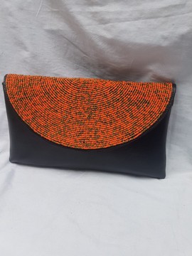 Evening clutch bag, beaded clutch bag