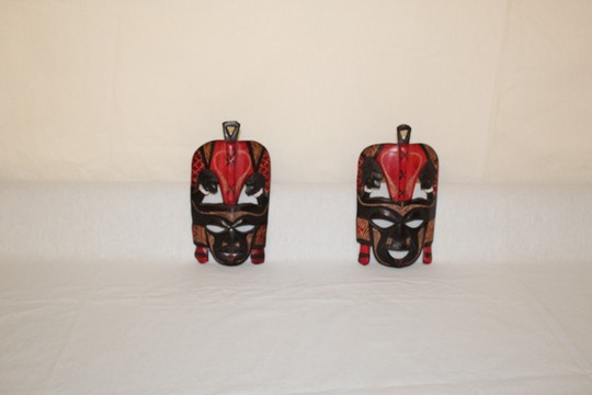 Maasai Family Figurine, African Decor, Wooden Art Decor, Home Decor