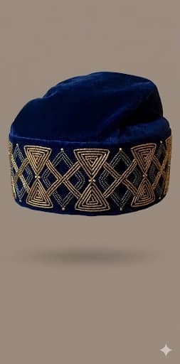 Embroidered Traditional Cap (Fila/Kufi Style)