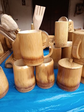 3 set of Bamboo mug