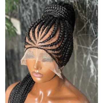 Ready to Shop Braided updo braided wig, goddess braids, braided wig,