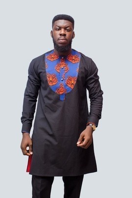 Isi Agu Print African Men Suit, African Men Clothing, African Mens Wear, African Wedding Men
