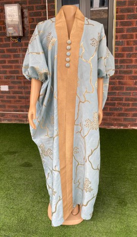 African Damask Bubu, Maternity Dress, Rich Aunty Dress, Wedding Guest Dress, Damask Bubu, Bubu Dress