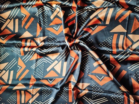 tissu soie bogolan version soie