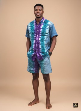 Ensemble Adire deux pièces pour homme
