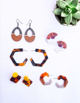 Boucles d’oreilles d’apparat | parure de bijoux | créoles