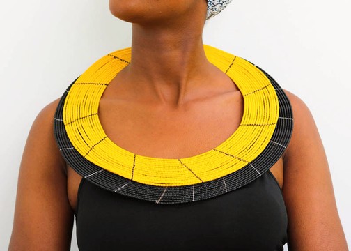 Collier de mariage africain, Collier de cérémonie, Bijoux Massaï, cadeau de Noël pour elle