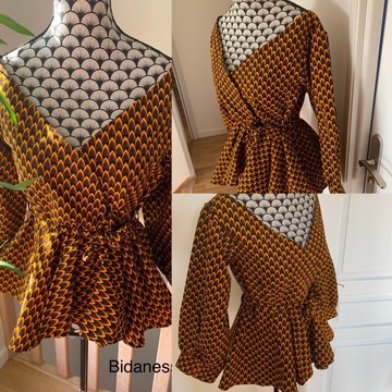 Very pretty top with bare shoulders