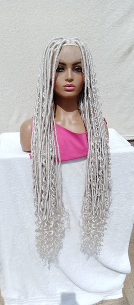 Locs boho 12 pouces, faux locs, locs froissés, locs ondulés couleur noir