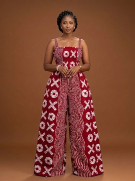 Combinaison palazzo Ankara à jambes larges