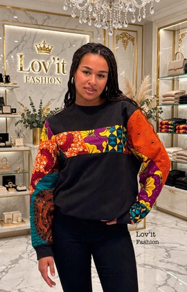 Sweat-shirt Pachwork Unisex