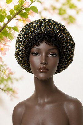 BONNET WAX ET SATIN SMALL ( S &amp; M)