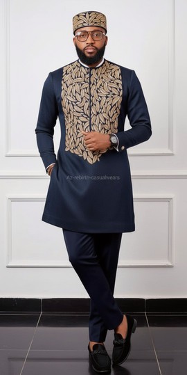 Beaded embroidered kaftan