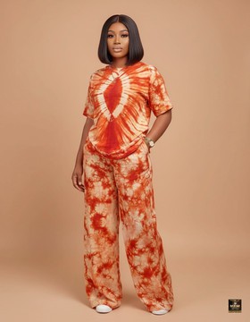 Ensemble deux pièces Fiyin en batik