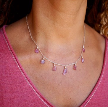 Sapphire Shard Necklace