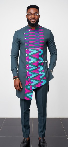 Ankara safari jacket