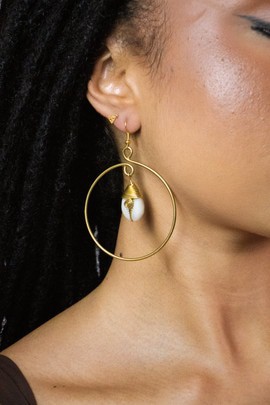 Boucles d’oreilles “ Cauri Glow 💫”