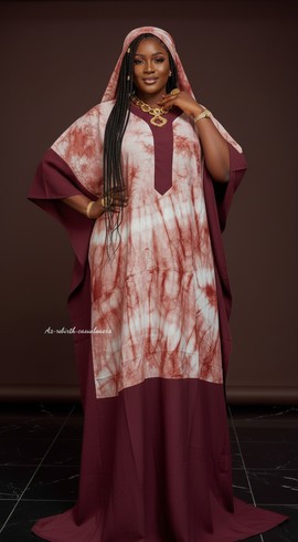 Boubou aux couleurs mélangées