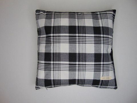 Handmade Madras Cushion