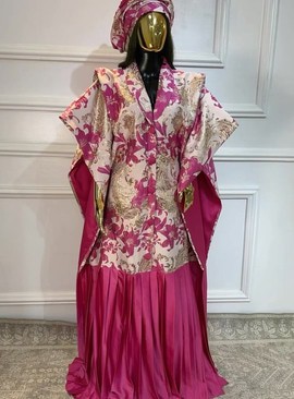 Kaftan, robe longue africaine élégante, robe boubou, robe de mariée