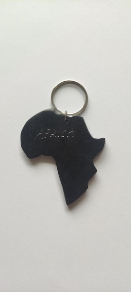 Porte-clés sculpté à la main bois ébène - porte clefs