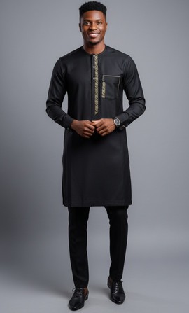 Tunique traditionnelle kaftan élégante