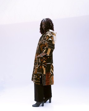 Dementor Reincarnate Patchwork Bogolan Cloak 027 (Pre-Order)