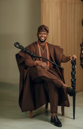 Agbada | African Wedding Suit for Men | Traditional Groom’s Suit | Dashiki | Robe Africain