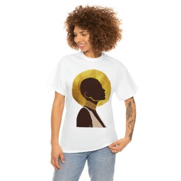 Black Girl Golden Magic T-Shirt | Afro Inspired Graphic Tee | Black Women Empowerment Cotton Shirt