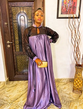 African Belle Exotic Maxi Dress for Weddings/Soirées/Special Occasions