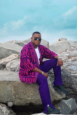 Ensemble Kimono homme Fâ violet