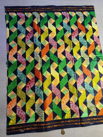 fikun Ankara fabric,  pure cotton wax 6yards